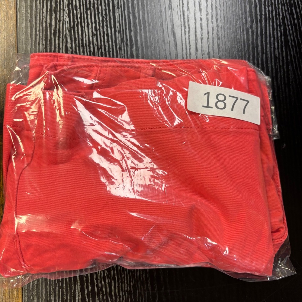 Loft The Monroe 4 Inch Shorts Coral Red Pink Chino Size 4 Mid Rise Summer Casual - Picture 6 of 6